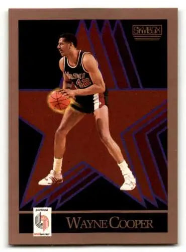 Wayne Cooper Portland Trail Blazers Basketball Card with original gloss finish