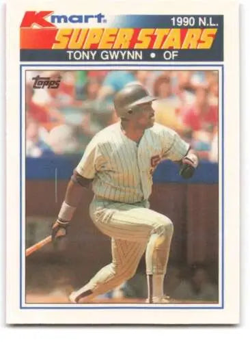 1990 Topps K-Mart Super Stars #5 Tony Gwynn baseball card with original gloss