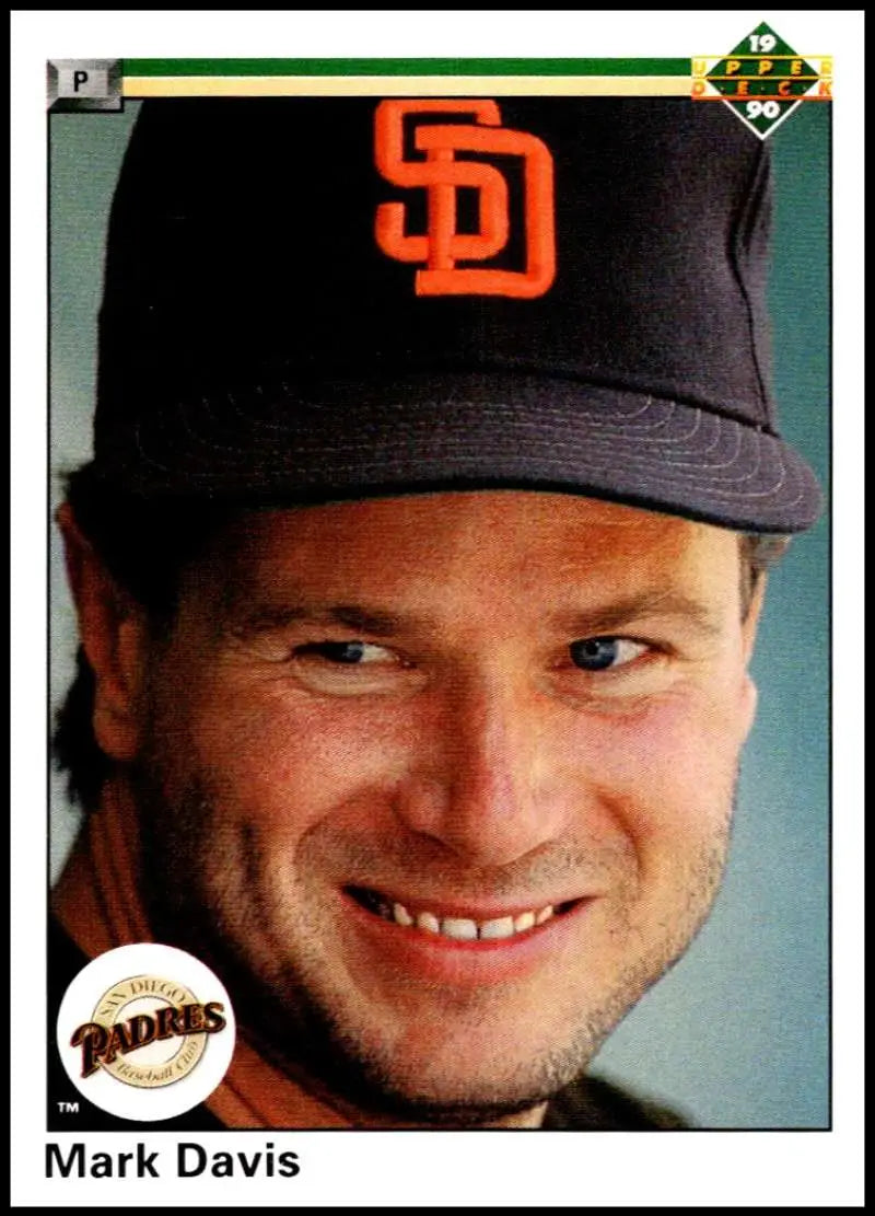 San Diego Padres cap with orange SD logo, perfect for Mark Davis fans