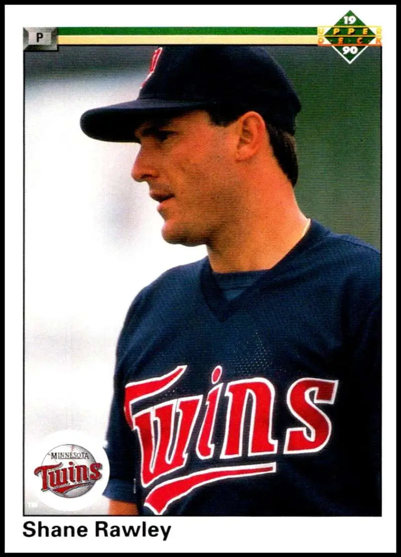 Shane Rawley in Minnesota Twins uniform on 1990 Upper Deck baseball card