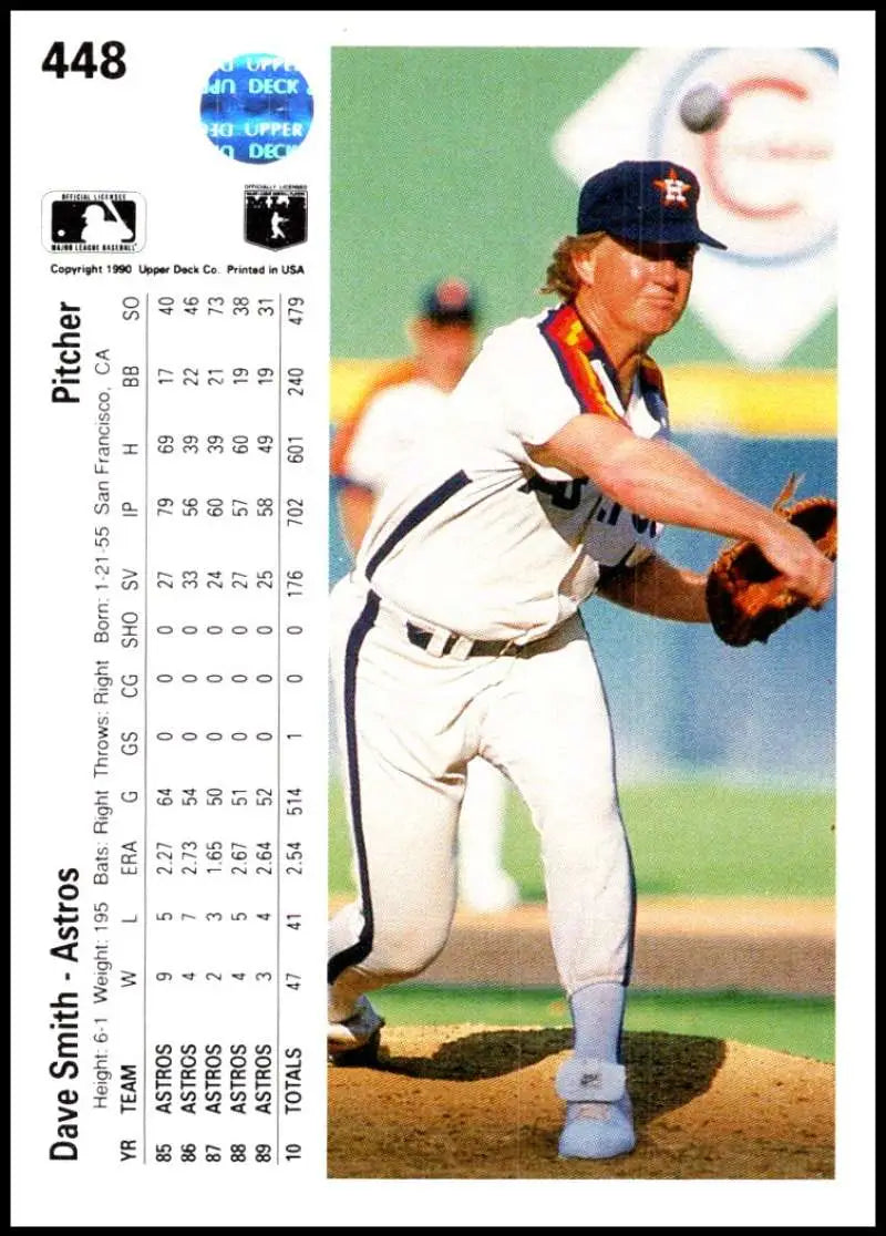 Baseball pitcher Dave Smith in mid-throw wearing Detroit Tigers uniform