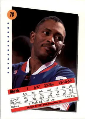 1991-92 SkyBox Mark Aguirre Detroit Pistons Basketball Card NBA Sports NM-MT condition