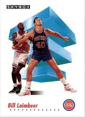 Bill Laimbeer 1991-92 SkyBox #85 Detroit Pistons basketball card for collectors