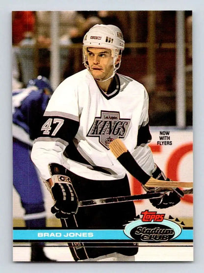 Hockey trading card of Brad Jones, Los Angeles Kings jersey number 47, Stadium Club