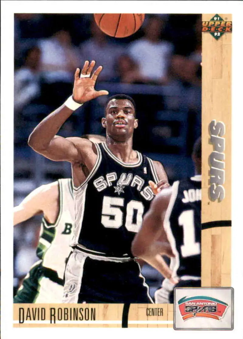 David Robinson San Antonio Spurs basketball card 1991-92 Upper Deck #324 NM-MT