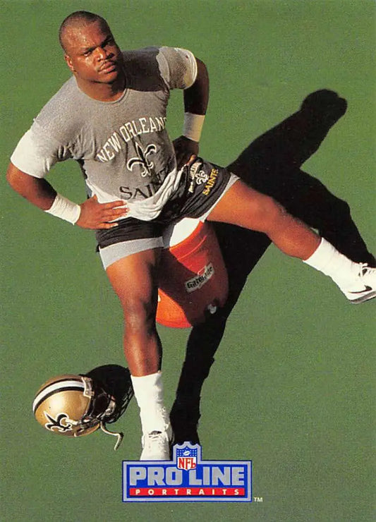 NFL player Vaughan Johnson in New Orleans Saints uniform from Pro Line Portraits