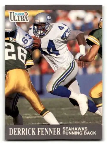 1991 Ultra #134 Derrick Fenner Seattle Seahawks Football Card in original gloss condition