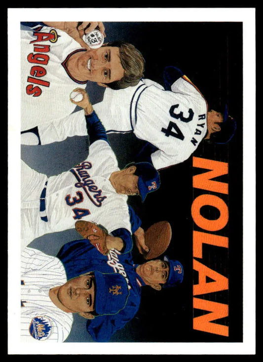 Baseball card of Nolan Ryan, 1991 Upper Deck Mets player collectible