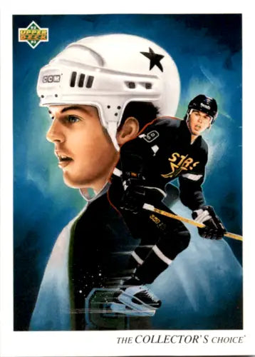 Hockey trading card featuring Mike Modano, original gloss, Upper Deck 1992-93 North Stars