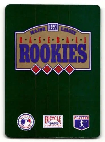 1992 Major League Baseball Rookies card featuring Frank Seminara San Diego original gloss