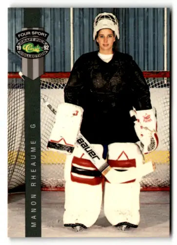 1992 Classic Four Sport #224 Manon Rheaume hockey goalie card original gloss NM