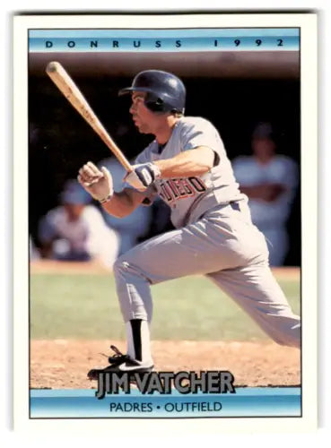 1992 Donruss #563 Jim Vatcher baseball card in near mint condition with original gloss