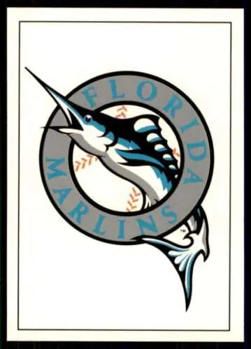 Florida Marlins logo on 1992 Donruss Bonus Cards BC8 Florida Marlins NM-MT