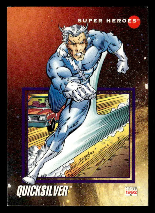 1992 Impel Marvel Universe #7 Quicksilver trading card collectible