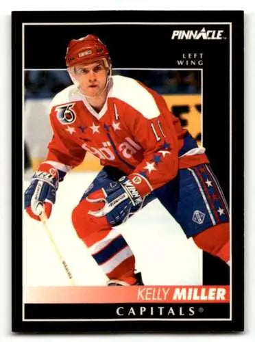 1992 Pinnacle #160 Kelly Miller Toronto Maple Leafs Hockey Card Original Gloss