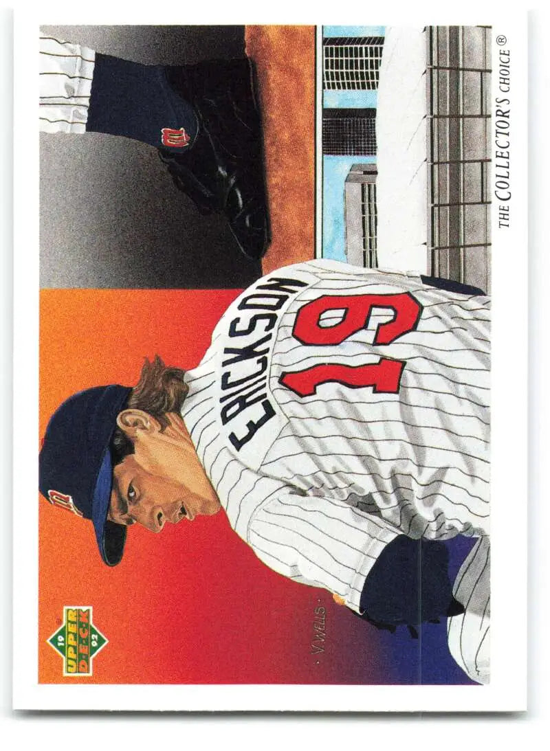 Baseball card of Scott Erickson wearing a Minnesota Twins white pinstriped uniform