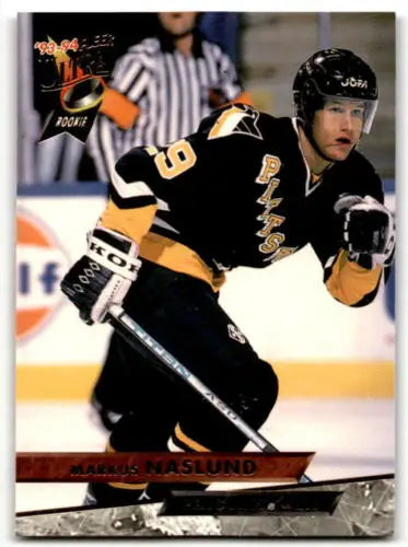 Markus Naslund hockey card from 1993-94 Fleer Ultra with original gloss and near mint condition