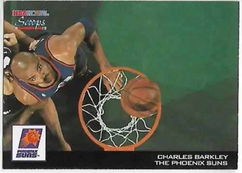 1993-94 Hoops Scoops Charles Barkley basketball card in original gloss, NM condition