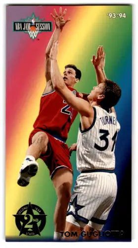 Basketball trading card of Tom Gugliotta from 1993-94 Jam Session Second Year Stars