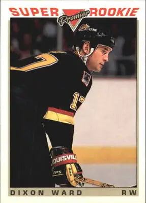 Dixon Ward hockey card from 1993-94 OPC Premier featuring Vancouver Canucks