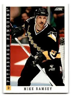 Mike Ramsey hockey card from 1993-94 Score #179 trading cards collection