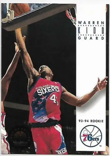 1993-94 SkyBox Warren Kidd basketball card in NM condition with original gloss details