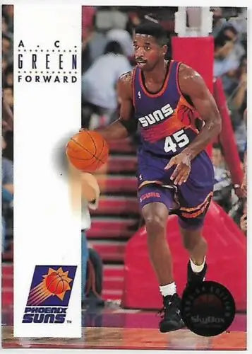 1993-94 SkyBox #266 A.C. Green card in NM-MT condition with original gloss finish