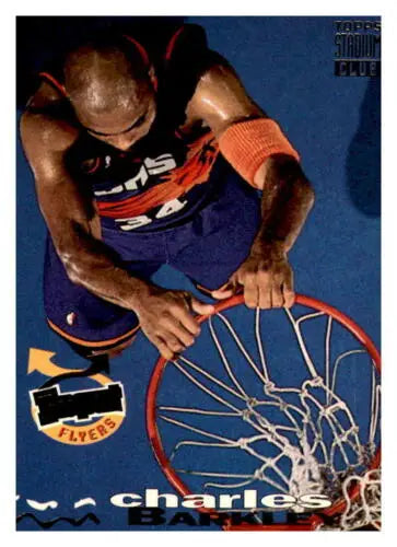 1993-94 Topps Stadium Club #188 Charles Barkley basketball card with original gloss