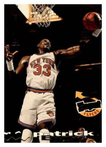 1993-94 Topps Stadium Club Patrick Ewing basketball card with original gloss, Knicks FF