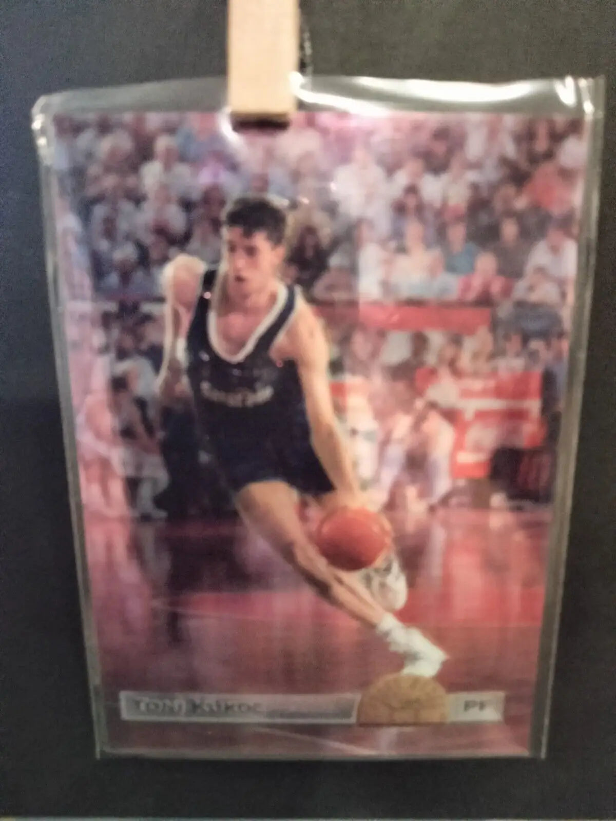 1993 Classic Draft Picks Trading Card of Toni Kukoc featuring Chromium Draft Stars design