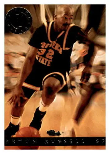 1993 Classic Four Sport Images #13 Bryon Russell NM-MT Jazz original gloss basketball card