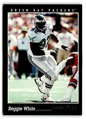 Reggie White trading card from the 1993 Pinnacle #137 collection for collectors