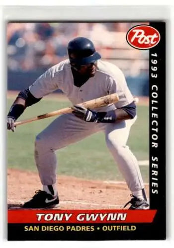 1993 Post Cereal #8 Tony Gwynn San Diego Padres Baseball Card original gloss collectible