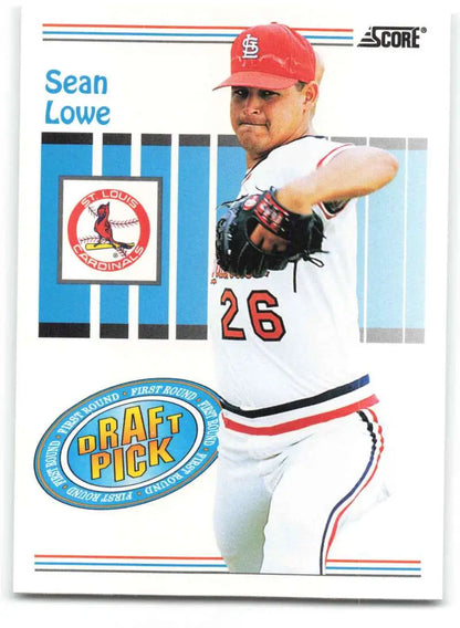 Sean Lowe St. Louis Cardinals pitcher baseball card showcasing baseball history