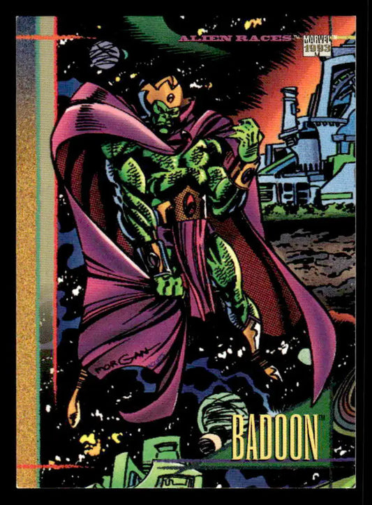 1993 SkyBox Marvel Universe #121 Badoon trading card from the Marvel Universe collection