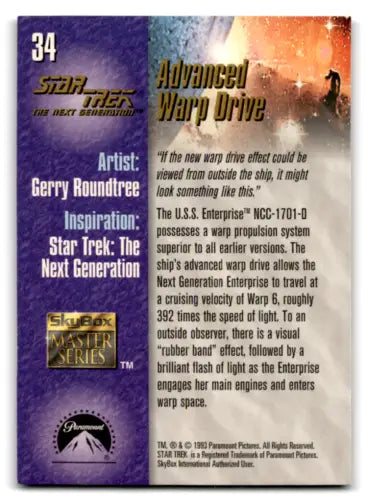 Star Trek trading card from 1993 Skybox Star Trek Master Series with original gloss