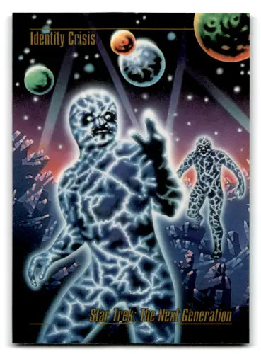 Star Trek Master trading card featuring glowing energy beings from Skybox Star Trek series