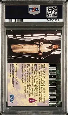 Graded 1993 Star Wars Galaxy Obi-Wan Kenobi #6 trading card PSA 9 collectible