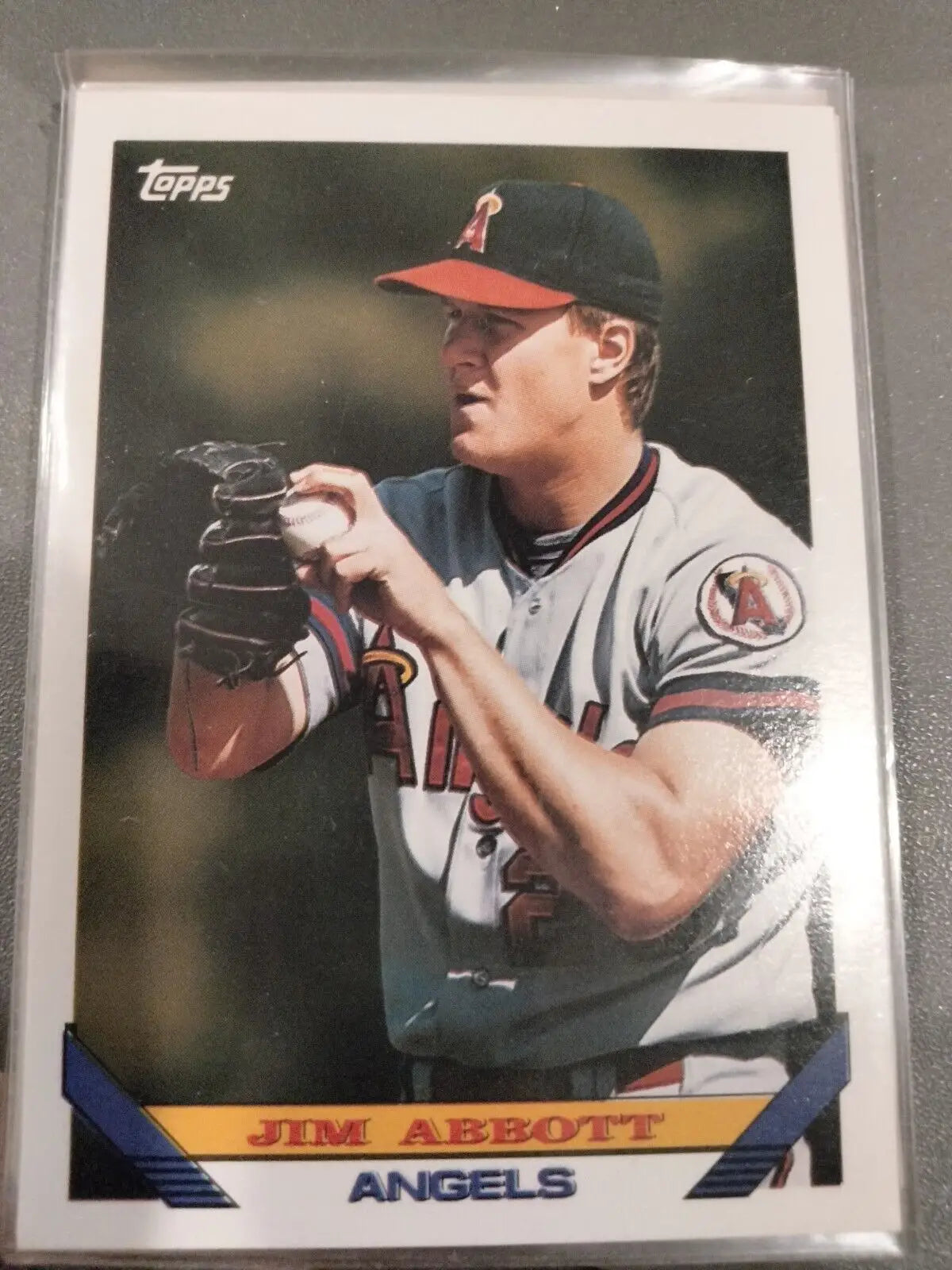 1993 Topps #780 Jim Abbott Inaugural Marlins baseball card collectible item