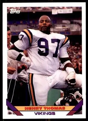 1993 Topps Henry Thomas Minnesota Vikings #98 football trading card image