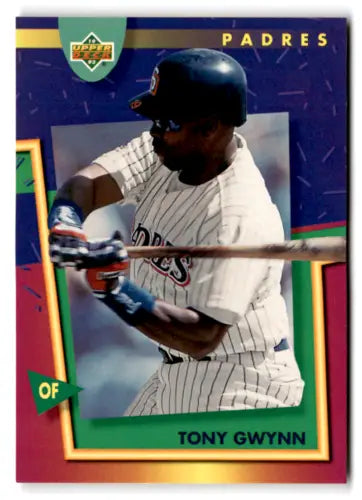 Tony Gwynn baseball card from 1993 Upper Deck Fun Packs with original gloss quality