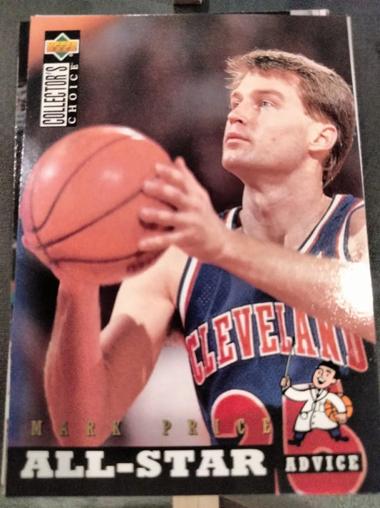 Mark Price Cleveland Cavaliers sports trading card from 1994-95 Collector’s Choice