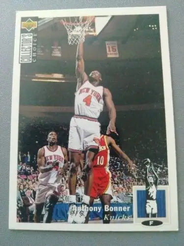 Anthony Bonner trading card from 1994-95 Collector’s Choice New York Knicks #86