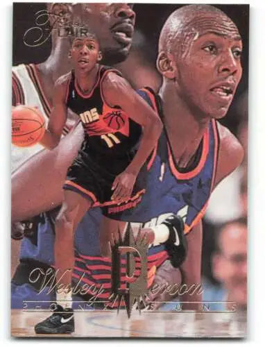 1994-95 Fleer Flair #289 Wesley Person rookie card with original gloss, Phoenix Suns