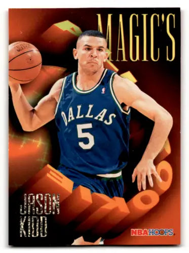 1994-95 Hoops Magic’s All Rookies Jason Kidd card in original gloss, Near Mint condition