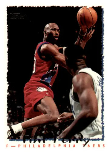 1994-95 Topps #97 Tim Perry NM Near Mint Basketball Card with original gloss and simply Sandoval