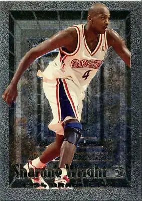 Basketball player in action on 1994-95 Topps Embossed Sharone Wright Rookie card