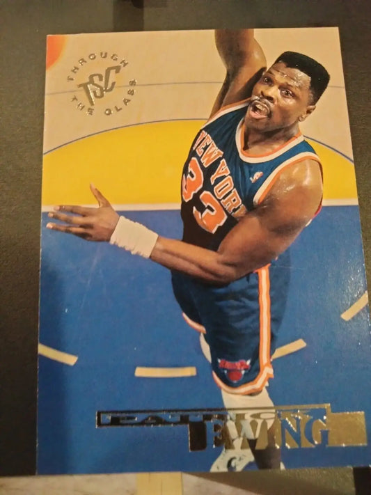 1994-95 Topps Stadium Club Patrick Ewing #2 Basketball Card New York Knicks HOF