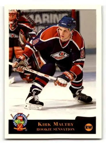 Kirk Maltby Cape Breton Oilers 1994 Classic Pro Prospects original gloss hockey card