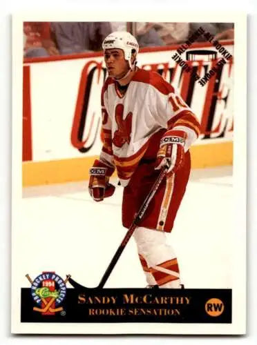 Sandy McCarthy hockey card from 1994 Classic Pro Prospects with original gloss finish